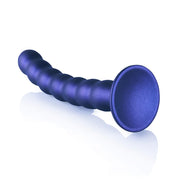 Ouch! Beaded G-Spot Dildo 8'' - Blue