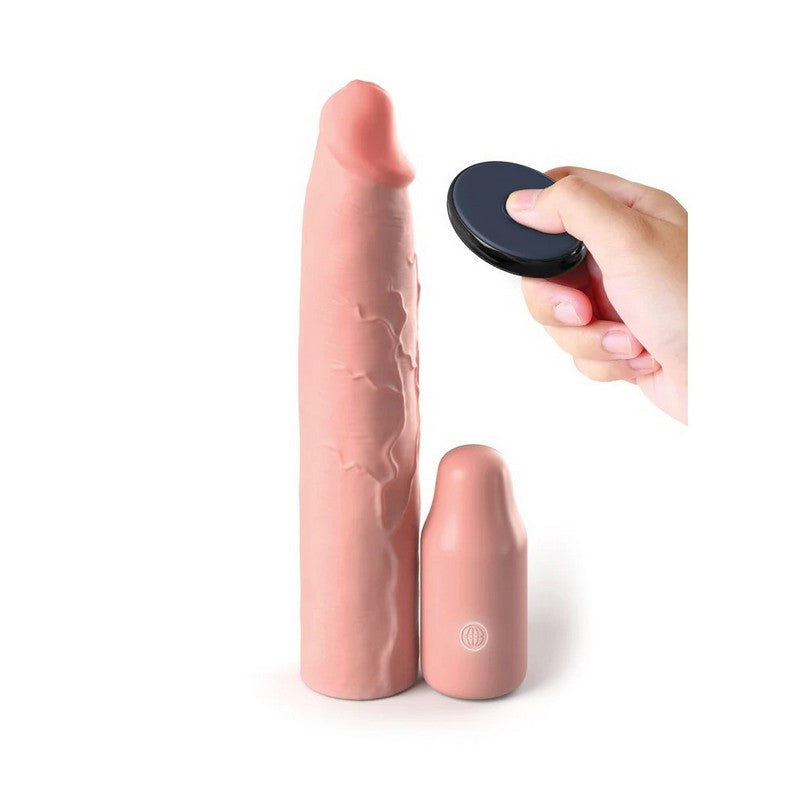 Fantasy X-tensions 9” Sleeve with Vibrating 3” Plug Light