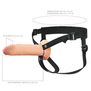 8″X-Tension Elite Silicone Hollow Strap-On Light