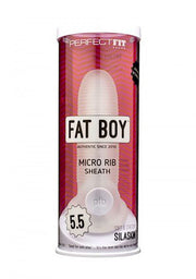 Fat Boy™  Ribbed Sheath - Clear