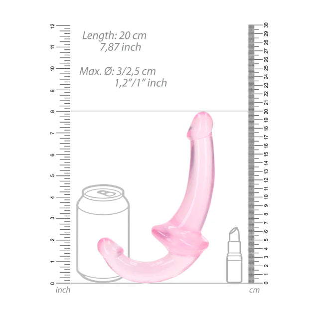 6" Strapless Strap-On - Pink