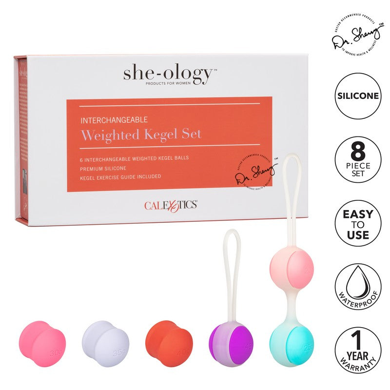 She-ology Individual Weighted Kegel Set