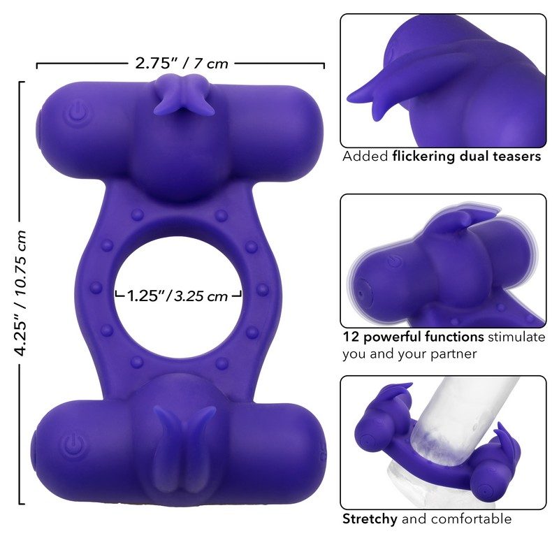 Silicone Rechargeable Triple Orgasm