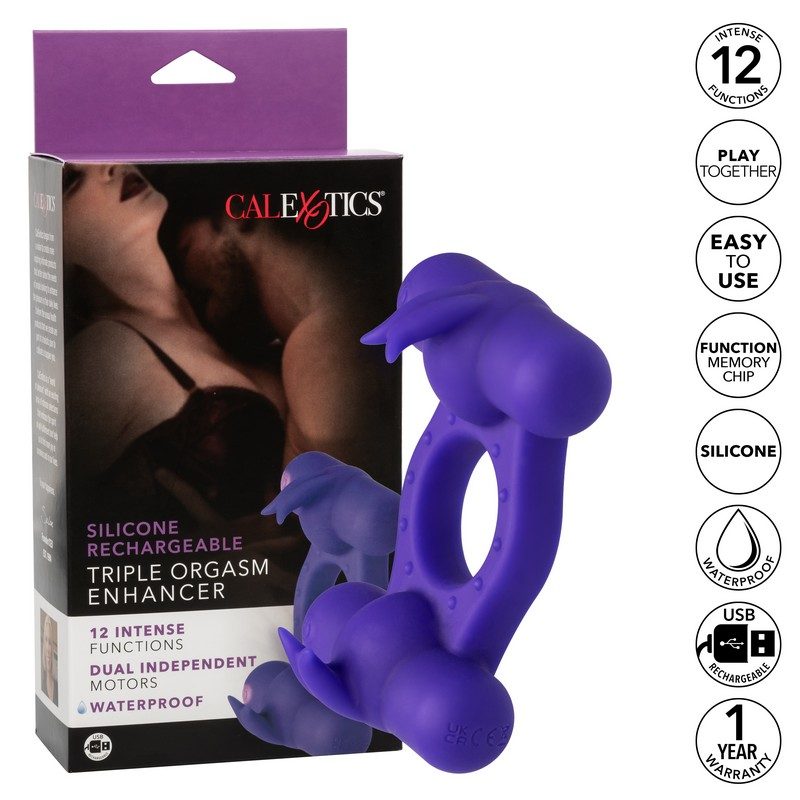 Silicone Rechargeable Triple Orgasm