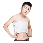 GF Strapless Chest Binder - White Medium