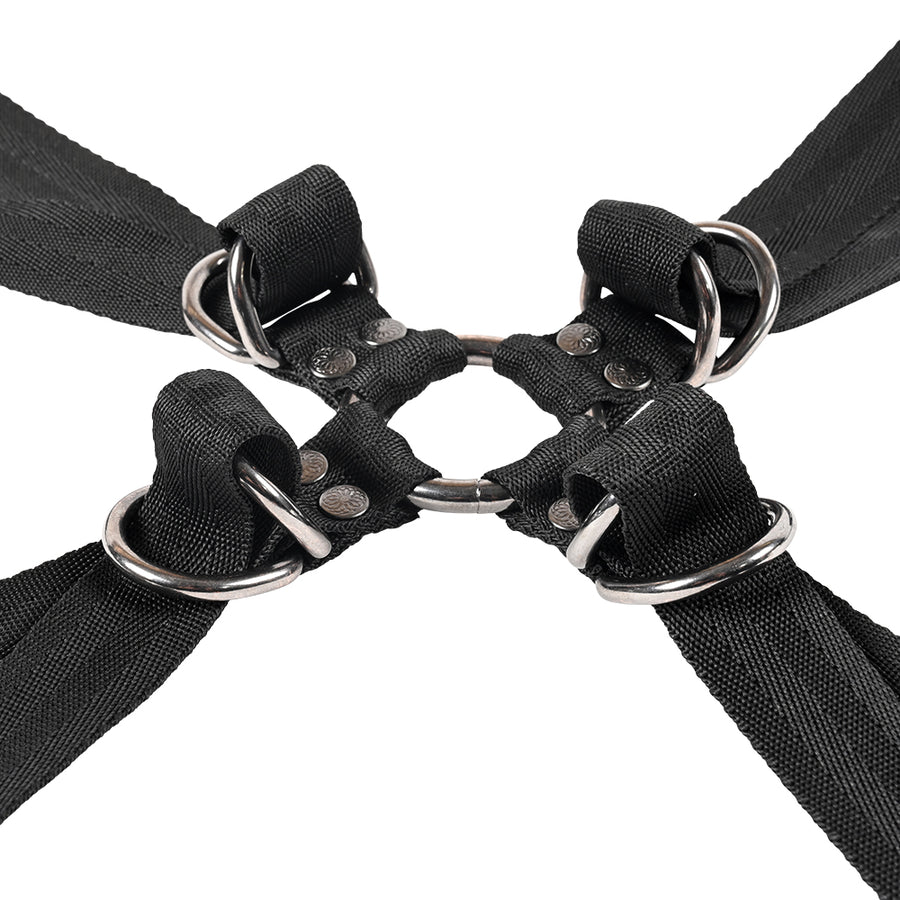 Velvet Noir Hog Tie & Cuff Set