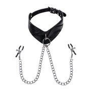 Velvet Noir Collar & Removable Clamps