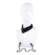 Velvet Noir Collar & Removable Clamps