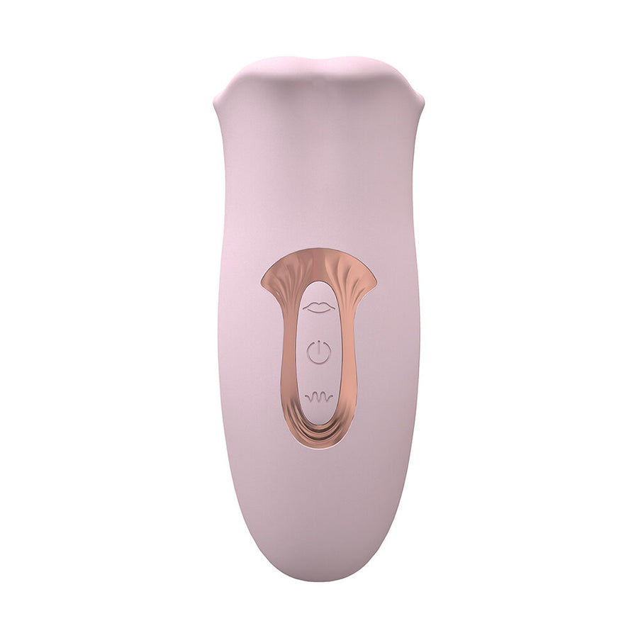 Kiss 10 Speed Suction & Vibrating Pink Mouth