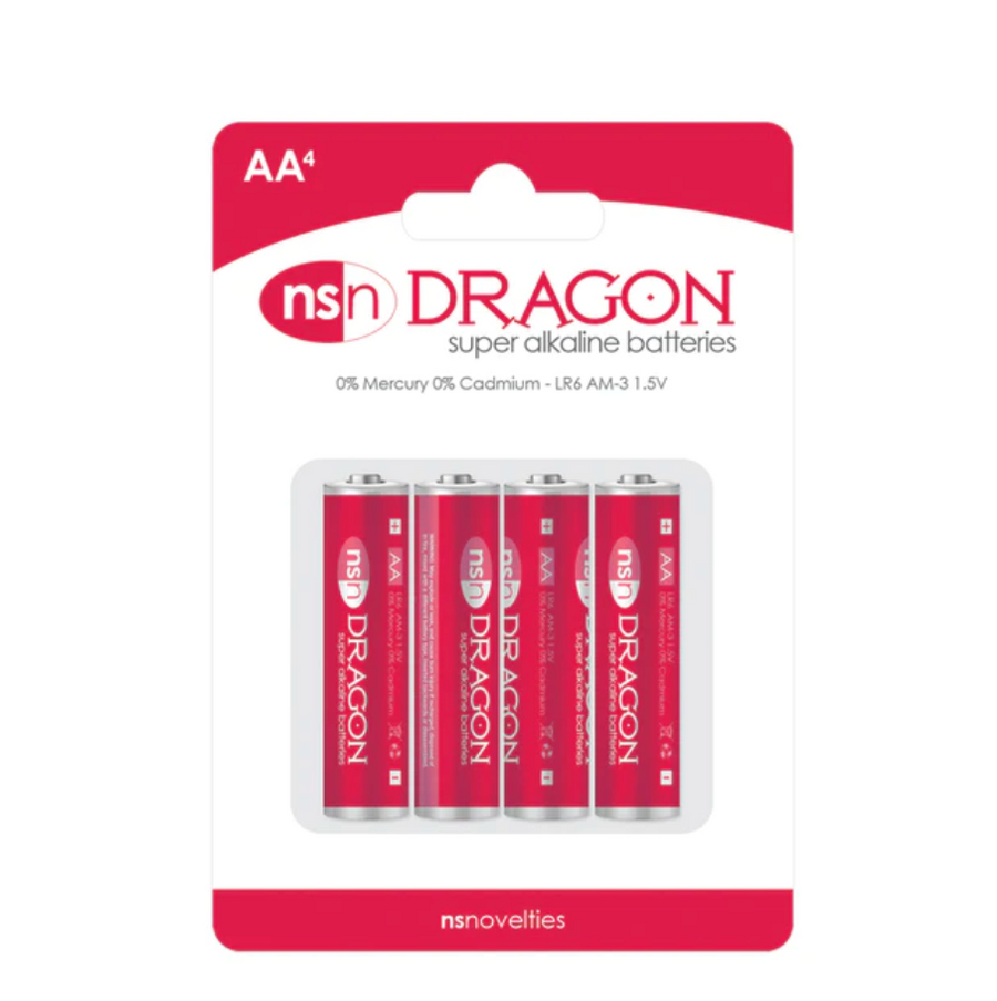 Dragon 4 Pk Alkaline AA