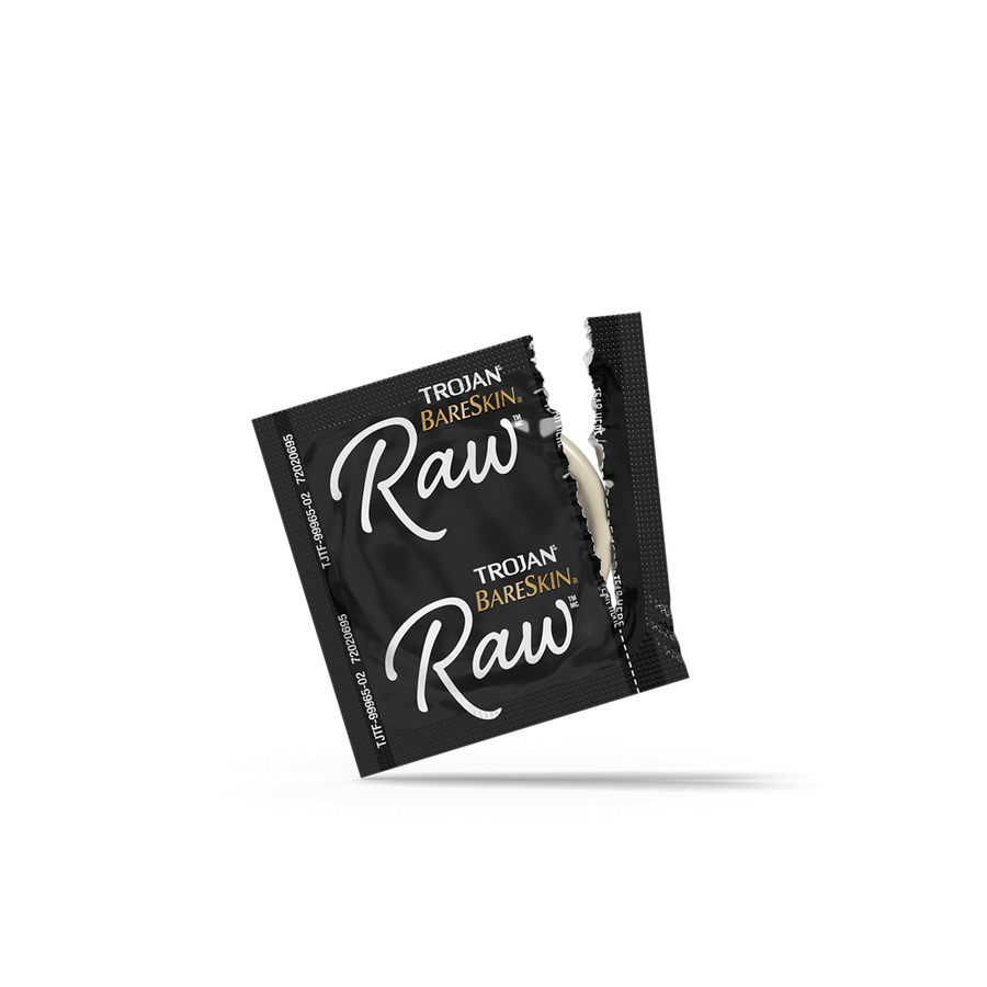 Trojan Bareskin Raw Condoms - 3pk