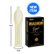 Trojan Magnum Raw Condoms - 10pk