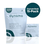 Dynamo Wellness Intimate Body Wipe - 15 Pack