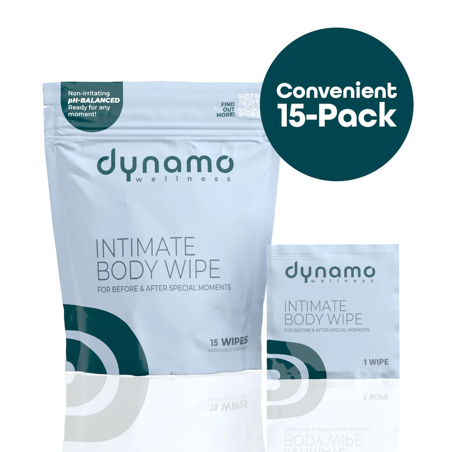 Dynamo Wellness Intimate Body Wipe - 15 Pack