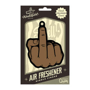 Middle Finger Brown Air Freshner