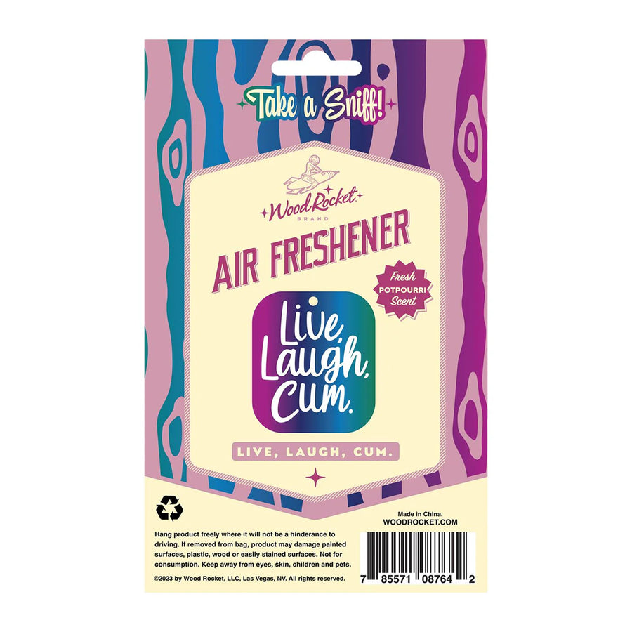 Live Laugh Cum Air Freshner