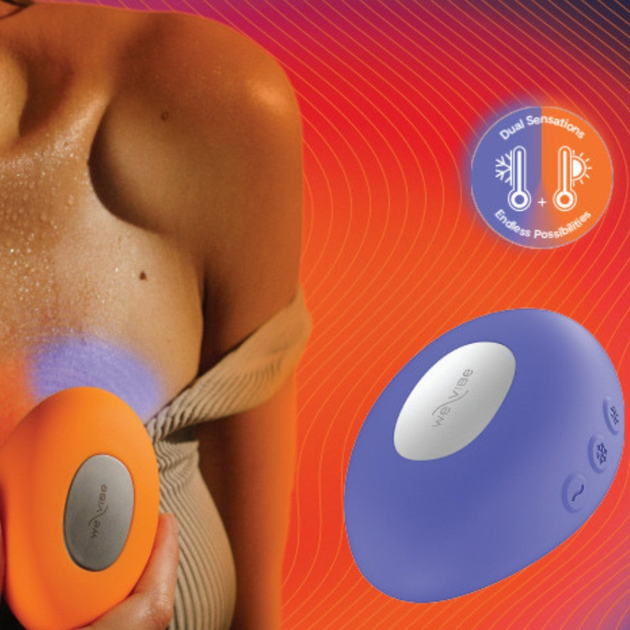 Temp Heating & Cooling Lay-on Vibrator