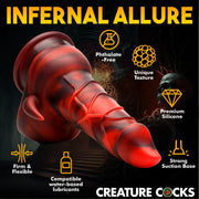 Horny Devil Demon Silicone Dildo