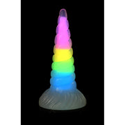 Uni-Glow Glow-In-Dark Rainbow Silicone