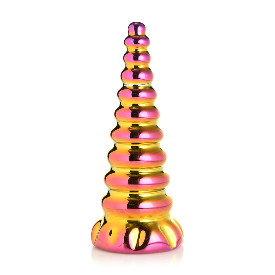 Twilight Rainbow Glass Dildo