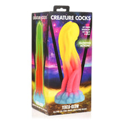 Tenta-Glow Silicone Glow-In-Dark Dildo