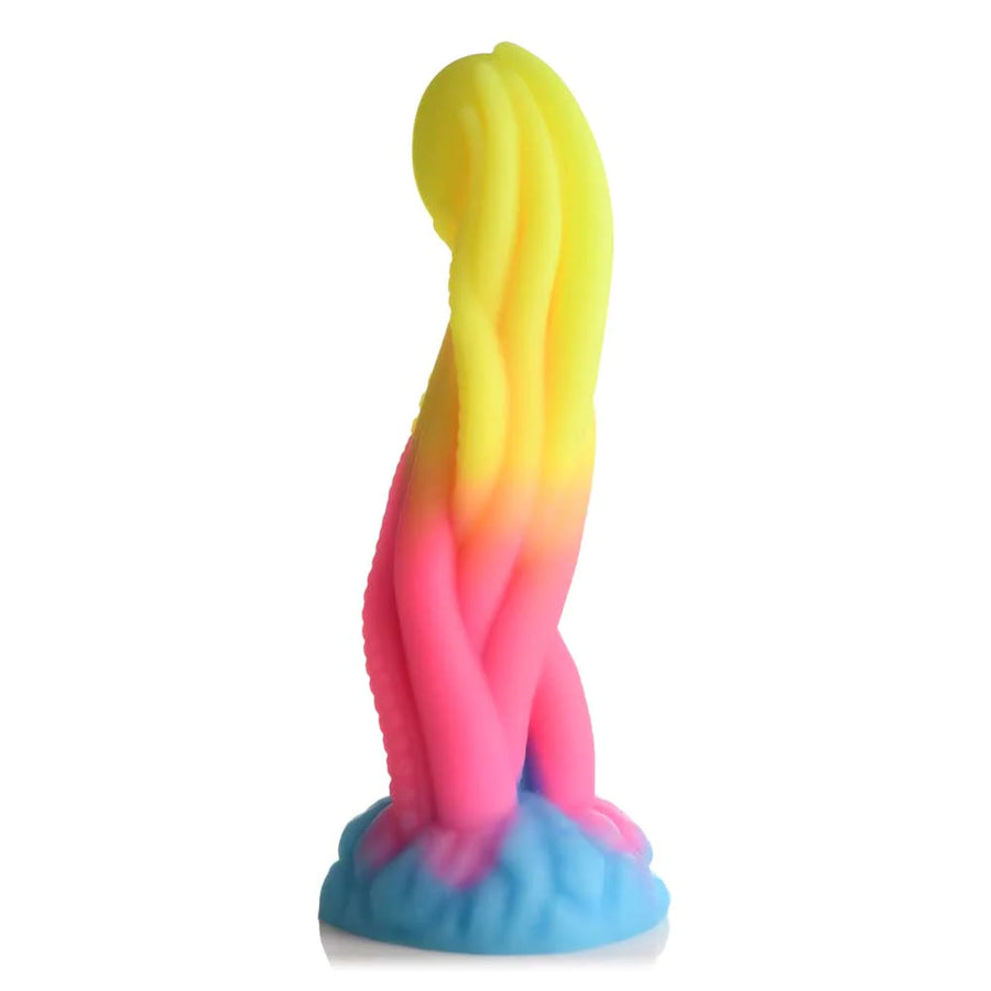 Tenta-Glow Silicone Glow-In-Dark Dildo