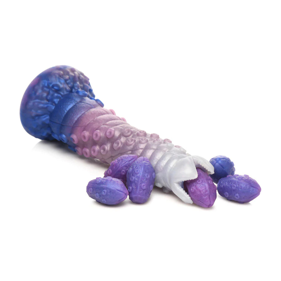 Tenta-Queen Ovipositor Large Dildo & Eggs