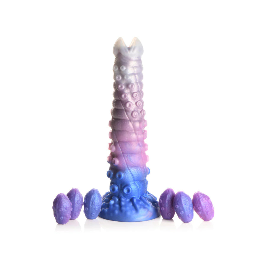 Tenta-Queen Ovipositor Large Dildo & Eggs