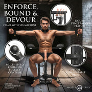 Enforcer Chair with Sex Machine