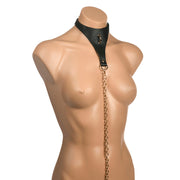 Captivate Collar with Body Chain - Black