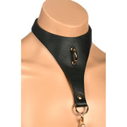 Captivate Collar with Body Chain - Black
