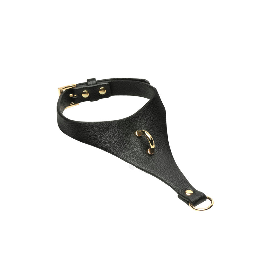 Captivate Collar with Body Chain - Black