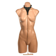Captivate Collar with Body Chain - Black