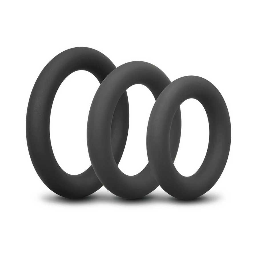 SNUG RING SWOLE - 3-PACK SNUG FIT THICK SILICONE COCK RING