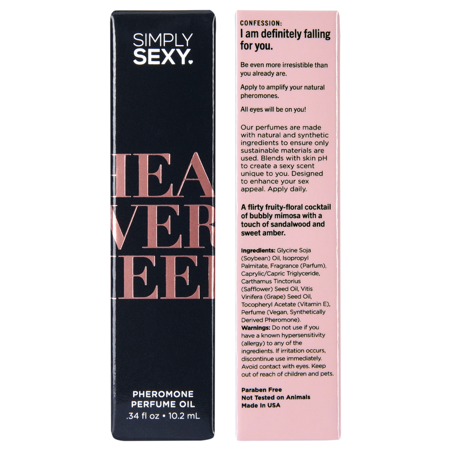 SIMPLY SEXY PHEROMONE PERFUME OIL ROLL-ON - HEAD OVER HEELS - 0.34 floz | 10.2mL