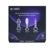 Halos of Pleasure – All Glass Anal Plug Trio