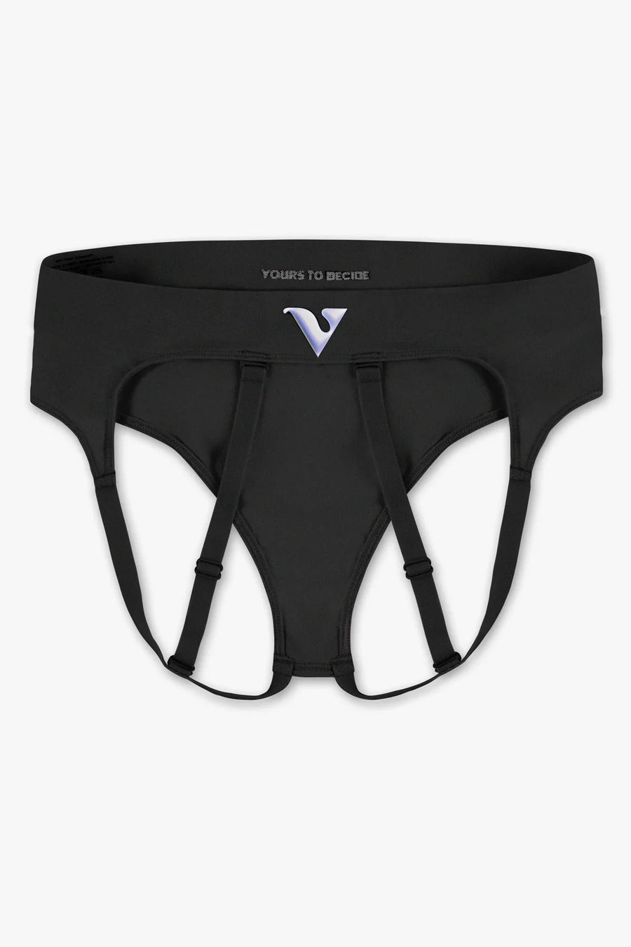 Womens Large - JockVStrap Sheer Briefs - Black