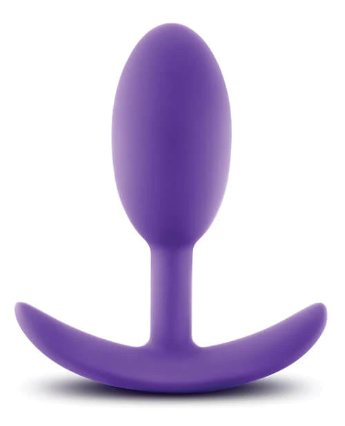 Luxe Wearable Vibra Slim Plug Sm- Purple