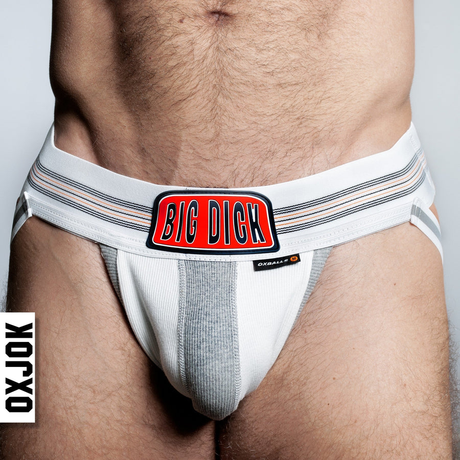 BULGER, the big pouch jock, WHITE SNOW