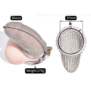 MESH CHAIN Chastity CAGE 45mm