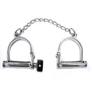 Stainless Steel Wrist Shackles In Case