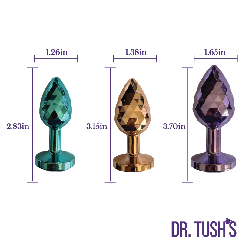 Dragon Pearls – Progressive Metal Anal Plug Set (Small • Medium • Large)
