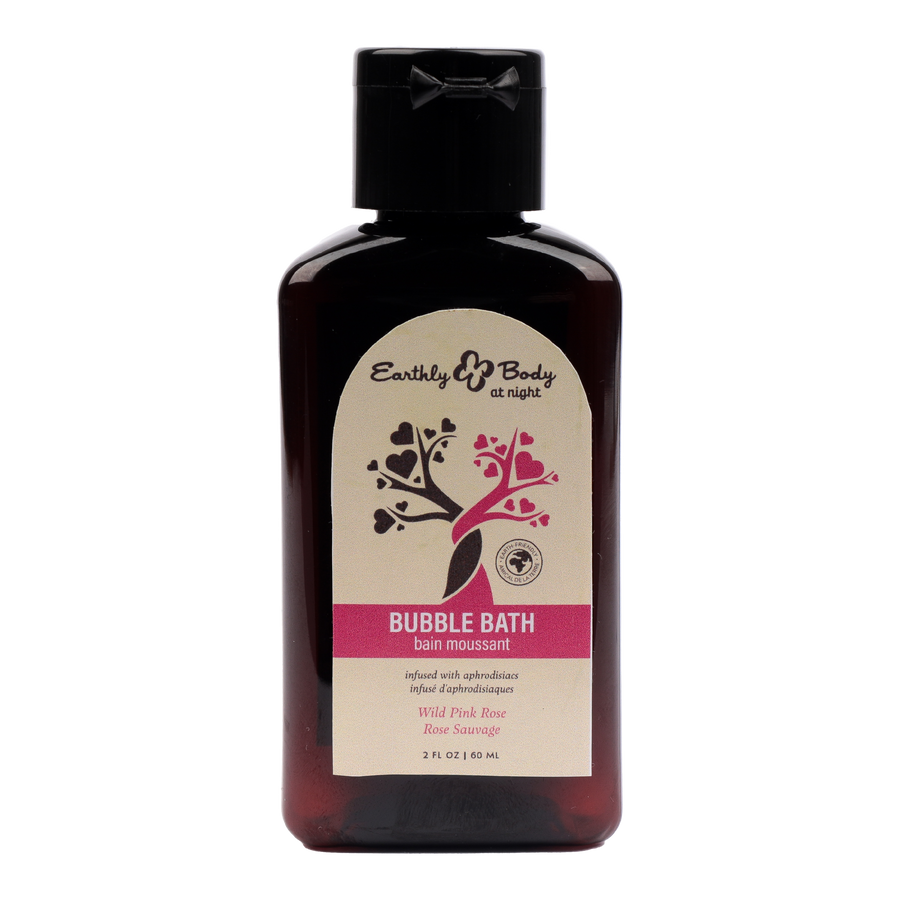 Hemp Seed at Night Bubble Bath Aphrodisiac Collection Wild Pink Rose 2oz / 60ml