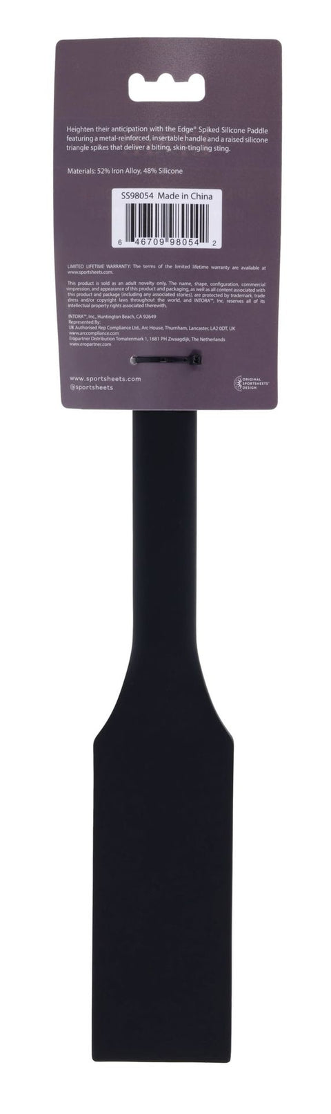 Edge Spiked Silicone Paddle
