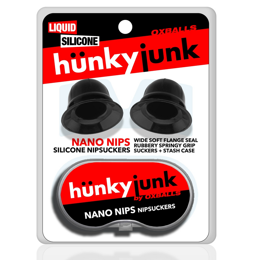 NANO NIPS “just the tip” nipple-nubs BLACK SILICONE