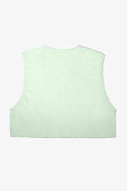 Unisex Medium - Mini Crop Top Sheer - Mint