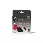 RUBY Ombre - MEDIUM Cheeky Charms Eluxe Vibrating  Plug With Remote - Clear Gem