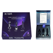 Dark Curiosity Set – All-Glass Anal Plug Trio