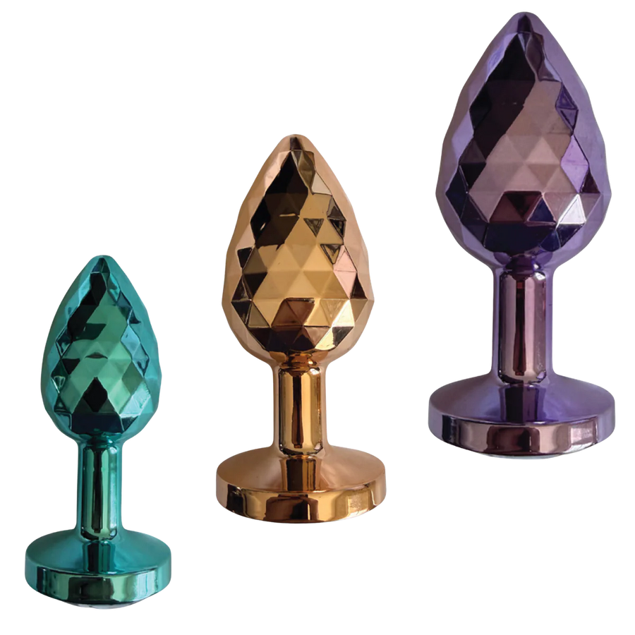 Dragon Pearls – Progressive Metal Anal Plug Set (Small • Medium • Large)