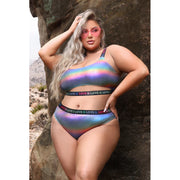 Love is Love Crop Top & Panty - QUEEN